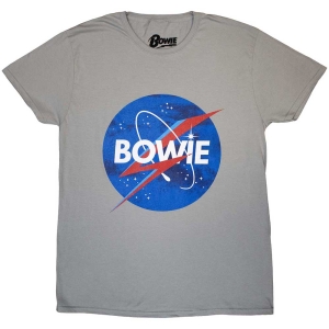 David Bowie - Starman Logo Uni Grey    i gruppen MERCH / T-Shirt / Rockoff_Nya April24 hos Bengans Skivbutik AB (5530636r)