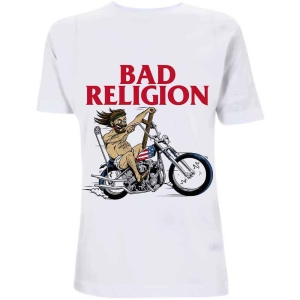 Bad Religion - American Jesus Uni Wht    i gruppen MERCH / T-Shirt / Rockoff_Nya April24 hos Bengans Skivbutik AB (5530650r)
