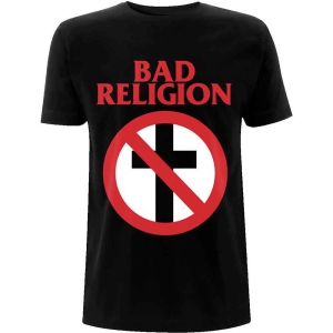Bad Religion - Classic Buster Cross Uni Bl    i gruppen MERCH / T-Shirt / Rockoff_Nya April24 hos Bengans Skivbutik AB (5530651r)