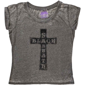 Black Sabbath - Vtge Cross Bo Lady Char    i gruppen MERCH / T-Shirt / Rockoff_Nya April24 hos Bengans Skivbutik AB (5530655r)