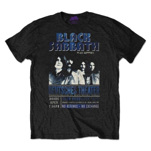 Black Sabbath - Deutsches '73 Uni Bl Eco    i gruppen MERCH / T-Shirt / Rockoff_Nya April24 hos Bengans Skivbutik AB (5530659r)