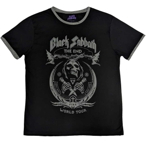 Black Sabbath - The End Mushroom Cloud Ringer Uni Bl i gruppen MERCHANDISE / T-shirt / Hårdrock hos Bengans Skivbutik AB (5530660r)