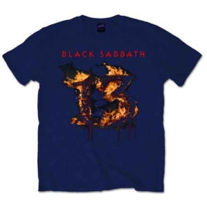 Black Sabbath - 13 New Album Uni Navy    i gruppen MERCHANDISE / T-shirt / Hårdrock hos Bengans Skivbutik AB (5530663r)