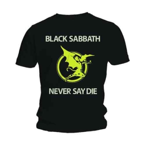 Black Sabbath - Never Say Die Uni Bl    i gruppen MERCHANDISE / T-shirt / Hårdrock hos Bengans Skivbutik AB (5530666r)