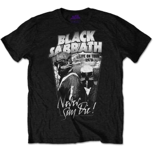Black Sabbath - Never Say Die Grey Tone Uni Bl    i gruppen MERCH / T-Shirt / Rockoff_Nya April24 hos Bengans Skivbutik AB (5530671r)