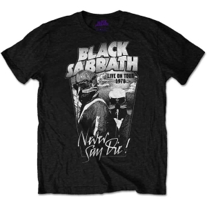 Black Sabbath - Never Say Die Grey Tone Uni Bl    i gruppen MERCHANDISE / T-shirt / Hårdrock hos Bengans Skivbutik AB (5530671r)