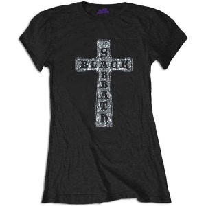 Black Sabbath - Cross Diamante Lady Bl    i gruppen MERCH / T-Shirt / Rockoff_Nya April24 hos Bengans Skivbutik AB (5530674r)