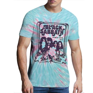 Black Sabbath - World Tour '78 Uni Green Dip-Dye    i gruppen MERCHANDISE / T-shirt / Hårdrock hos Bengans Skivbutik AB (5530686r)