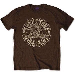 Black Sabbath - Henry Pyramid Emblem Uni Brown    i gruppen MERCHANDISE / T-shirt / Hårdrock hos Bengans Skivbutik AB (5530691r)