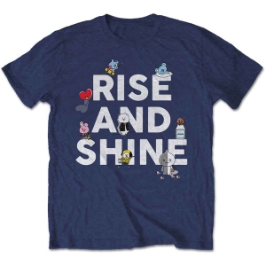 Bt21 - Rise And Shine Uni Navy    i gruppen MERCH / T-Shirt / Rockoff_Nya April24 hos Bengans Skivbutik AB (5530775r)