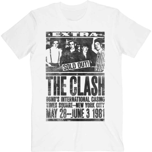 The Clash - Bond's 1981 Uni Wht    i gruppen MERCHANDISE / T-shirt / Punk hos Bengans Skivbutik AB (5531091r)