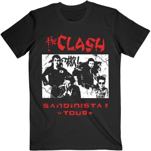 The Clash - Sandinista Tour Uni Bl i gruppen MERCHANDISE / T-shirt / Punk hos Bengans Skivbutik AB (5531092r)