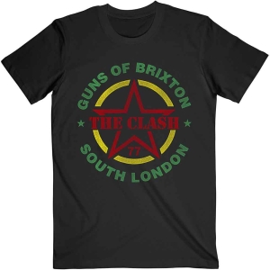 The Clash - Guns Of Brixton Uni Bl i gruppen MERCHANDISE / T-shirt / Punk hos Bengans Skivbutik AB (5531095r)