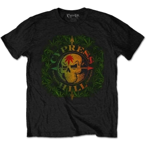 Cypress Hill - South Gate Logo & Leaves Uni Bl    i gruppen MERCHANDISE / T-shirt / Hip Hop-Rap hos Bengans Skivbutik AB (5531110r)