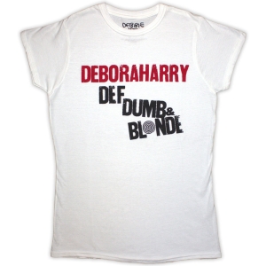 Debbie Harry - Def, Dumb & Blonde Lady Wht    i gruppen MERCHANDISE / T-shirt / Pop-Rock hos Bengans Skivbutik AB (5531361r)