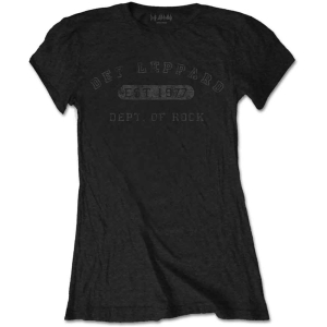 Def Leppard - Collegiate Logo Lady Bl    i gruppen MERCH / T-Shirt / Rockoff_Nya April24 hos Bengans Skivbutik AB (5531366r)