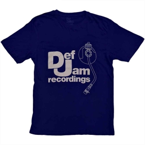Def Jam - Logo & Stylus Uni Navy    i gruppen MERCHANDISE / T-shirt / Hip Hop-Rap hos Bengans Skivbutik AB (5531381r)