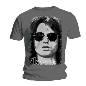 The Doors - Summer Glare Uni Grey    i gruppen MERCH / T-Shirt / Rockoff_Nya April24 hos Bengans Skivbutik AB (5531390r)