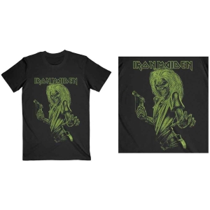 Iron Maiden - One Colour Eddie Uni Bl    i gruppen MERCH / T-Shirt / Rockoff_Nya April24 hos Bengans Skivbutik AB (5532240r)