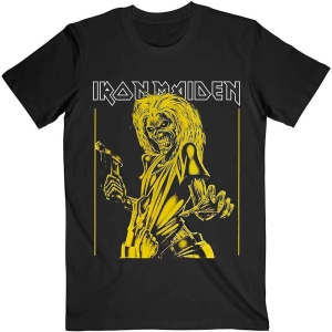 Iron Maiden - Yellow Flyer Uni Bl    i gruppen MERCH / T-Shirt / Rockoff_Nya April24 hos Bengans Skivbutik AB (5532242r)