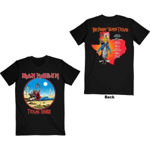 Iron Maiden - The Beast Tames Texas Uni Bl i gruppen MERCHANDISE / T-shirt / Hårdrock hos Bengans Skivbutik AB (5532244r)