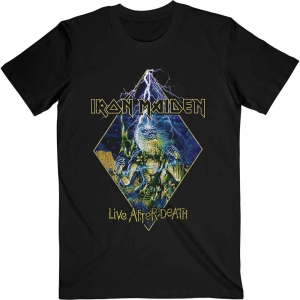 Iron Maiden - Live After Death Diamond Uni Bl    i gruppen MERCH / T-Shirt / Rockoff_Nya April24 hos Bengans Skivbutik AB (5532248r)