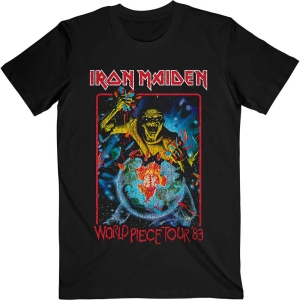 Iron Maiden - World Piece Tour '83 V1 Uni Bl    i gruppen MERCHANDISE / T-shirt / Hårdrock hos Bengans Skivbutik AB (5532252r)