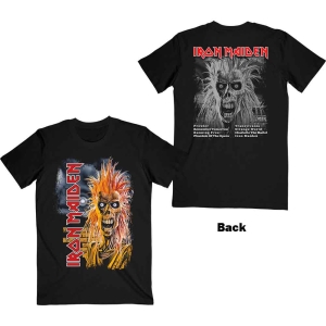Iron Maiden - First Album Tracklist V3 Uni Bl    i gruppen MERCH / T-Shirt / Rockoff_Nya April24 hos Bengans Skivbutik AB (5532254r)