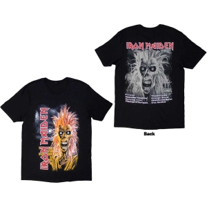 Iron Maiden - First Album Tracklist V3 Uni Bl    i gruppen MERCHANDISE / T-shirt / Hårdrock hos Bengans Skivbutik AB (5532254r)