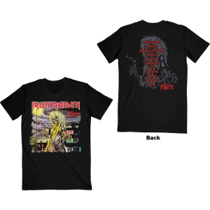 Iron Maiden - Killers V2 Album Tracklist Uni Bl    i gruppen MERCH / T-Shirt / Rockoff_Nya April24 hos Bengans Skivbutik AB (5532256r)