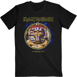 Iron Maiden - Powerslave Mummy Circle Uni Bl    i gruppen MERCH / T-Shirt / Rockoff_Nya April24 hos Bengans Skivbutik AB (5532261r)