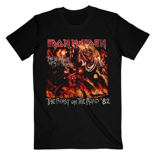 Iron Maiden - Notb The Beast On The Road Vintage Uni B i gruppen MERCH / T-Shirt / Rockoff_Nya April24 hos Bengans Skivbutik AB (5532271r)