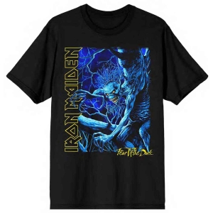 Iron Maiden - Fotd Blue Tone Eddie Vertical Logo Uni B i gruppen MERCHANDISE / T-shirt / Hårdrock hos Bengans Skivbutik AB (5532273r)