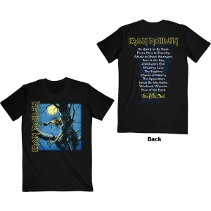 Iron Maiden - Fotd Album Tracklisting Uni Bl i gruppen MERCHANDISE / T-shirt / Hårdrock hos Bengans Skivbutik AB (5532275r)