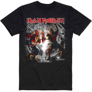 Iron Maiden - Trooper 2022 Uni Bl i gruppen MERCHANDISE / T-shirt / Hårdrock hos Bengans Skivbutik AB (5532276r)