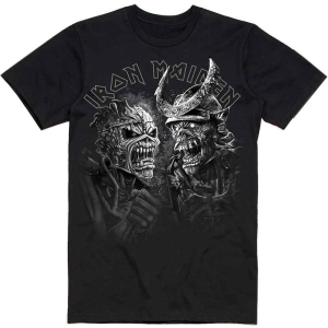 Iron Maiden - Senjutsu Large Grayscale Heads Uni Bl i gruppen MERCHANDISE / T-shirt / Hårdrock hos Bengans Skivbutik AB (5532277r)