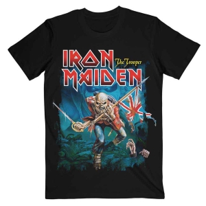 Iron Maiden - Trooper Eddie Large Eyes Uni Bl    i gruppen MERCH / T-Shirt / Rockoff_Nya April24 hos Bengans Skivbutik AB (5532288r)