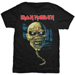 Iron Maiden - Piece Of Mind Skull Uni Bl    i gruppen MERCH / T-Shirt / Rockoff_Nya April24 hos Bengans Skivbutik AB (5532312r)