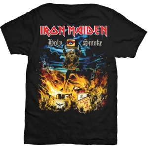 Iron Maiden - Holy Smoke Uni Bl    i gruppen MERCH / T-Shirt / Rockoff_Nya April24 hos Bengans Skivbutik AB (5532314r)