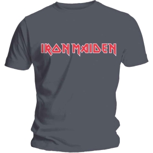 Iron Maiden - Classic Logo Uni Char    i gruppen MERCHANDISE / T-shirt / Hårdrock hos Bengans Skivbutik AB (5532316r)