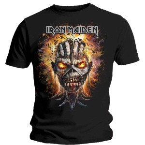 Iron Maiden - Eddie Exploding Head Uni Bl    i gruppen MERCH / T-Shirt / Rockoff_Nya April24 hos Bengans Skivbutik AB (5532318r)
