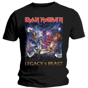 Iron Maiden - Legacy Of The Beast Uni Bl    i gruppen MERCH / T-Shirt / Rockoff_Nya April24 hos Bengans Skivbutik AB (5532321r)
