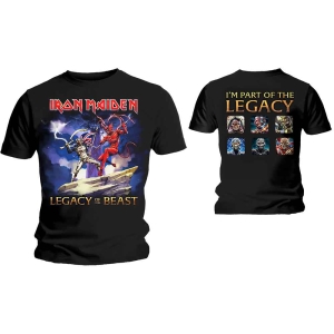 Iron Maiden - Legacy Beast Fight Uni Bl    i gruppen MERCH / T-Shirt / Rockoff_Nya April24 hos Bengans Skivbutik AB (5532325r)