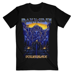 Iron Maiden - Dark Ink Powerslaves Uni Bl    i gruppen MERCH / T-Shirt / Rockoff_Nya April24 hos Bengans Skivbutik AB (5532326r)