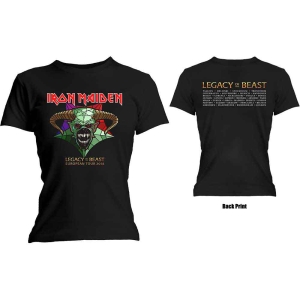 Iron Maiden - Lotb Tour Lady Bl    i gruppen MERCH / T-Shirt / Rockoff_Nya April24 hos Bengans Skivbutik AB (5532337r)