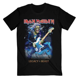 Iron Maiden - Eddie On Bass Uni Bl    i gruppen MERCH / T-Shirt / Rockoff_Nya April24 hos Bengans Skivbutik AB (5532339r)
