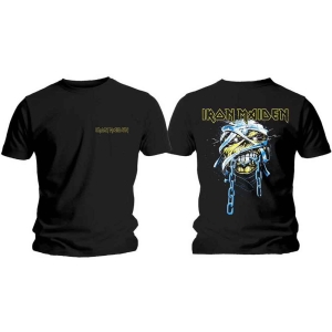 Iron Maiden - Powerslave Head & Logo Uni Bl    i gruppen MERCH / T-Shirt / Rockoff_Nya April24 hos Bengans Skivbutik AB (5532344r)