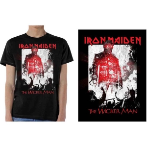 Iron Maiden - The Wicker Man Smoke Uni Bl    i gruppen MERCH / T-Shirt / Rockoff_Nya April24 hos Bengans Skivbutik AB (5532346r)