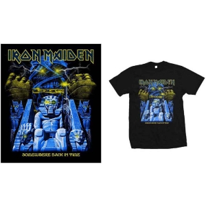 Iron Maiden - Back In Time Mummy Uni Bl    i gruppen MERCH / T-Shirt / Rockoff_Nya April24 hos Bengans Skivbutik AB (5532347r)