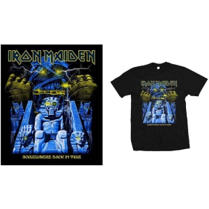 Iron Maiden - Back In Time Mummy Uni Bl i gruppen MERCHANDISE / T-shirt / Hårdrock hos Bengans Skivbutik AB (5532347r)